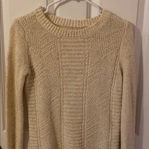 XS beige knit sweater
